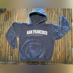 San Francisco Graphic Navy Pullover Hoodie